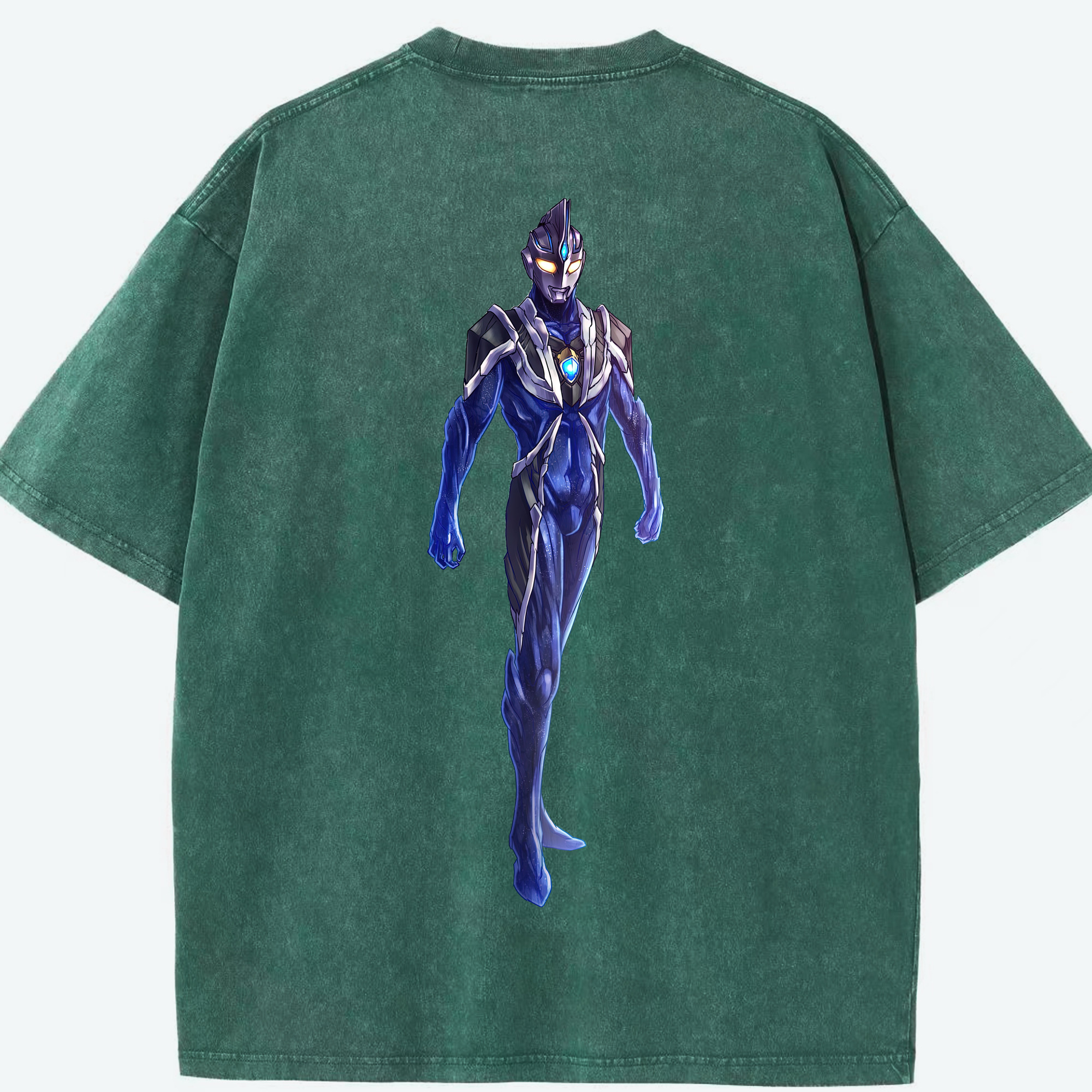 （画像用） ウルトラマン Ultraman 綿100% ヴィンテージ風 半袖Tシャツ（背面プリント）